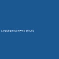 Langlebige Baumwolle-Schuhe